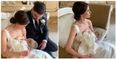 “She is teething” – Camilla Thurlow shares snaps breastfeeding in her wedding dress