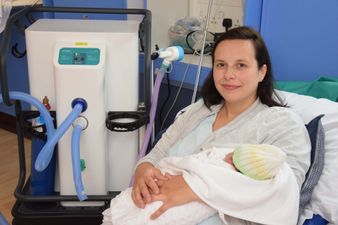 Woman becomes first to use greener gas and air during child birth