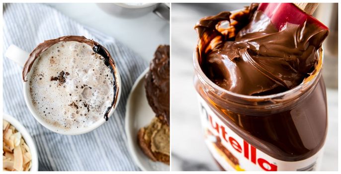 how to make Nutella lattes
