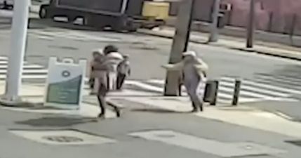 Man arrested after footage shows ANOTHER attempted child-snatch