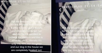 Parents see someone walk past their daughter’s crib in creepy baby monitor footage
