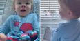 Watch: Toddler “yeeted” his newborn sister in favour of an ambulance