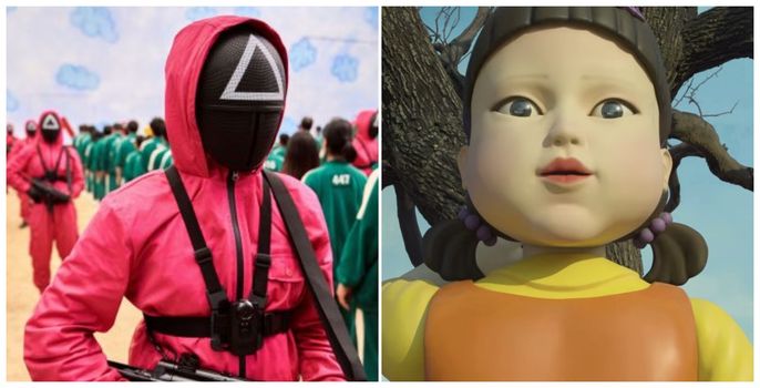 children and Squid Game