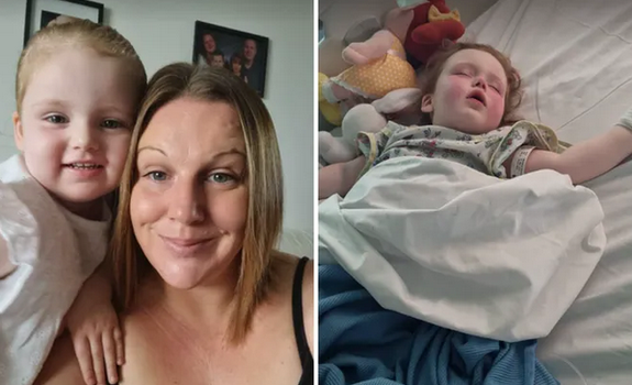 Mum issues warning after toy almost killed her toddler