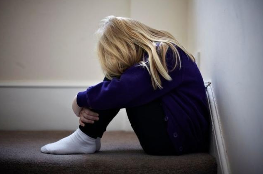 8-year-old gets her first period in school