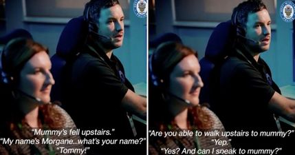 Hero toddler calls paramedics for collapsed mum after learning how from YouTube