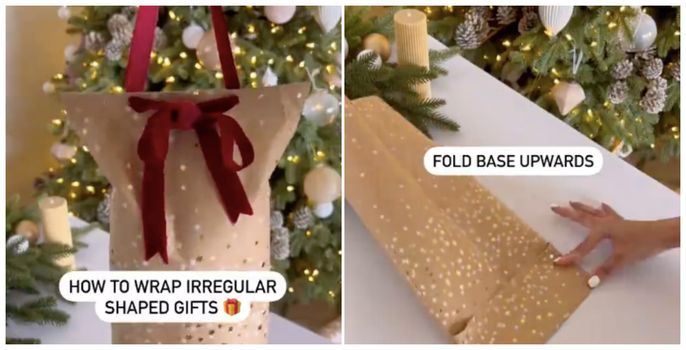 gift wrapping hack
