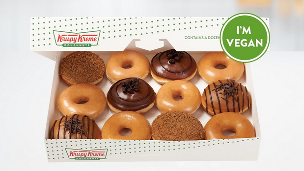 Krispy Kreme has launched 3 vegan-friendly doughnuts