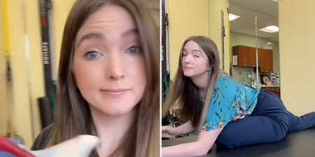 A floor pose for period pain is going viral on TikTok
