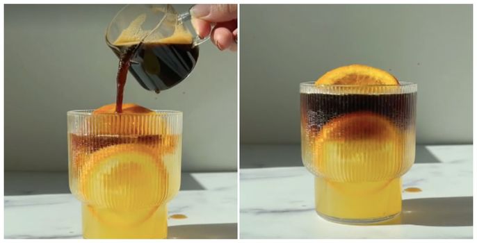 espresso orange juice TikTok