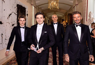 David Beckham sobbed during his speech at son Brooklyn’s wedding