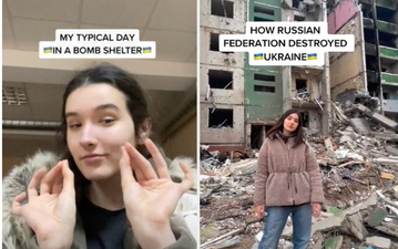 Young Ukrainians show the reality of war through TikTok