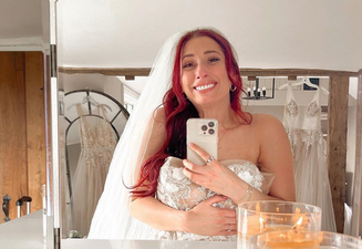 Stacey Solomon shows off her stunning wedding hair transformation