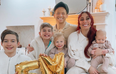 Stacey Solomon reveals her sons acted as her best men at fairytale wedding