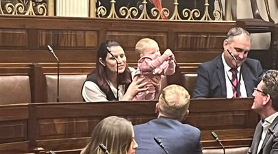 Violet-Anne Wynne makes history as first TD to bring her baby to the Dáil
