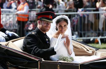 Prince Harry and Meghan share never before seen wedding photo