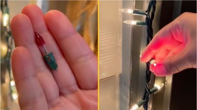 People are realising what the red Christmas lights are actually for
