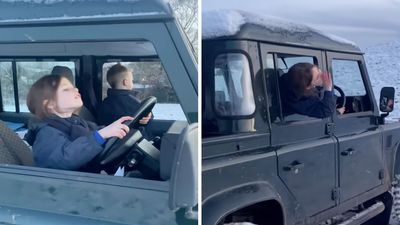 Kelvin Fletcher called out over video of his children ‘driving’ car