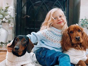 Stacey Solomon gets emotional after son Rex gets his hair cut off