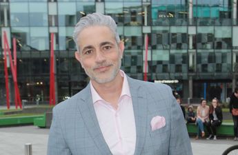 Protestors followed Baz Ashmawy after he helped build homes for refugees