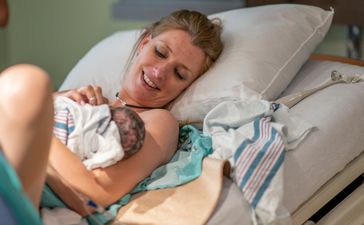 Woman gives birth to 12lb 9oz baby at home