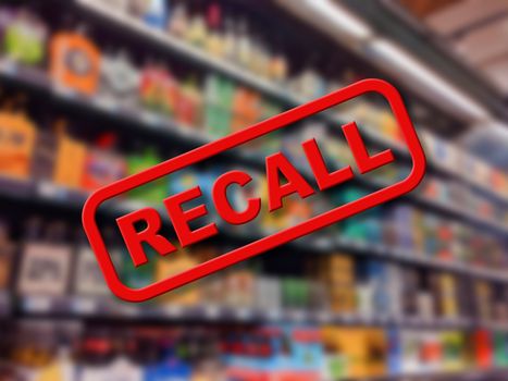 Product recall graphic