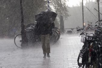 Status yellow thunderstorm warning issued for six counties