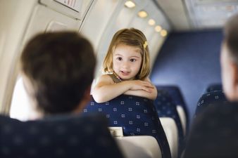Parents criticised after letting their child use plane as ‘jungle gym’