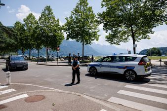 Hero woman shielded children from French knife attack