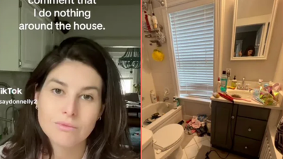 Woman stops doing housework after husband claims she does nothing all day