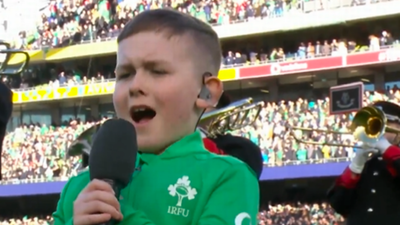 Toy Show star praised after performing Ireland’s Call at Six Nations