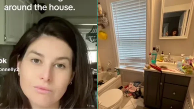 Woman stops doing housework when husband says she does nothing