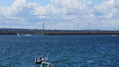 Young girl rescued off the coast of Dún Laoghaire during Storm Kathleen