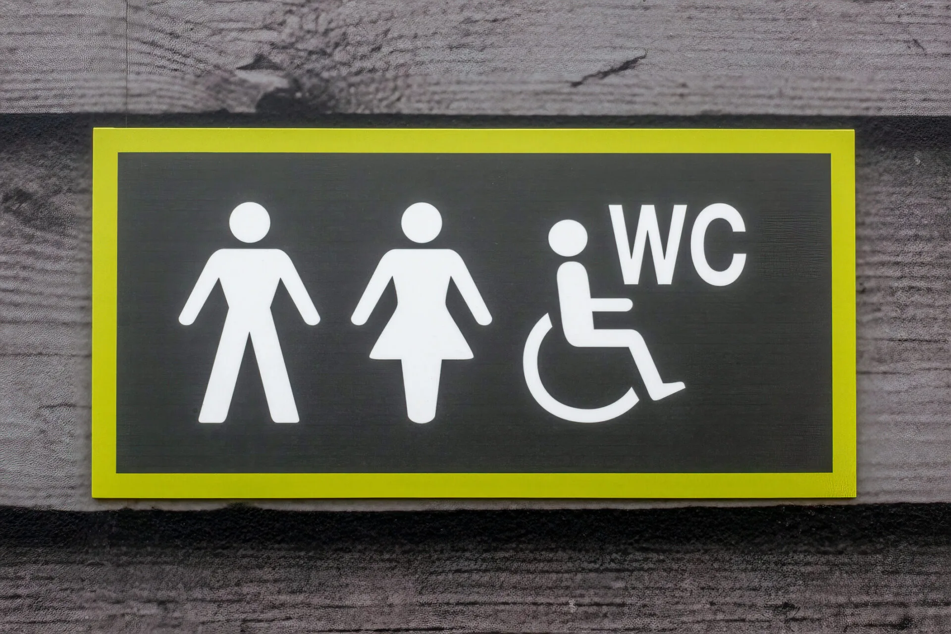 People are only just learning what WC toilet sign actually means