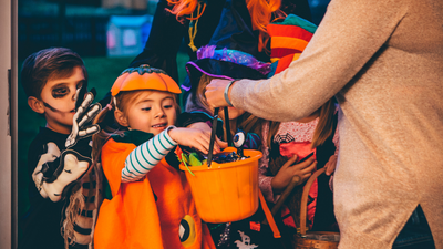 One mum’s clever blue trick-or-treat bucket idea is helping autistic children on Halloween