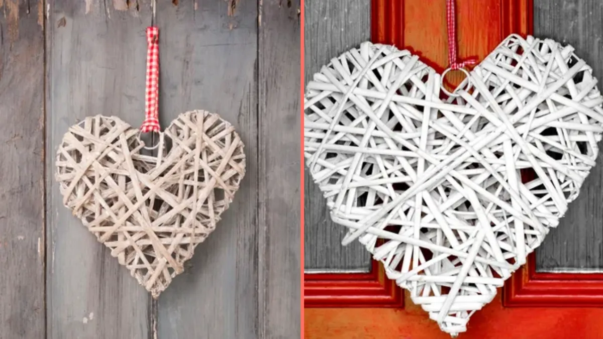 People left stunned after discovering why people have wicker hearts on their doors