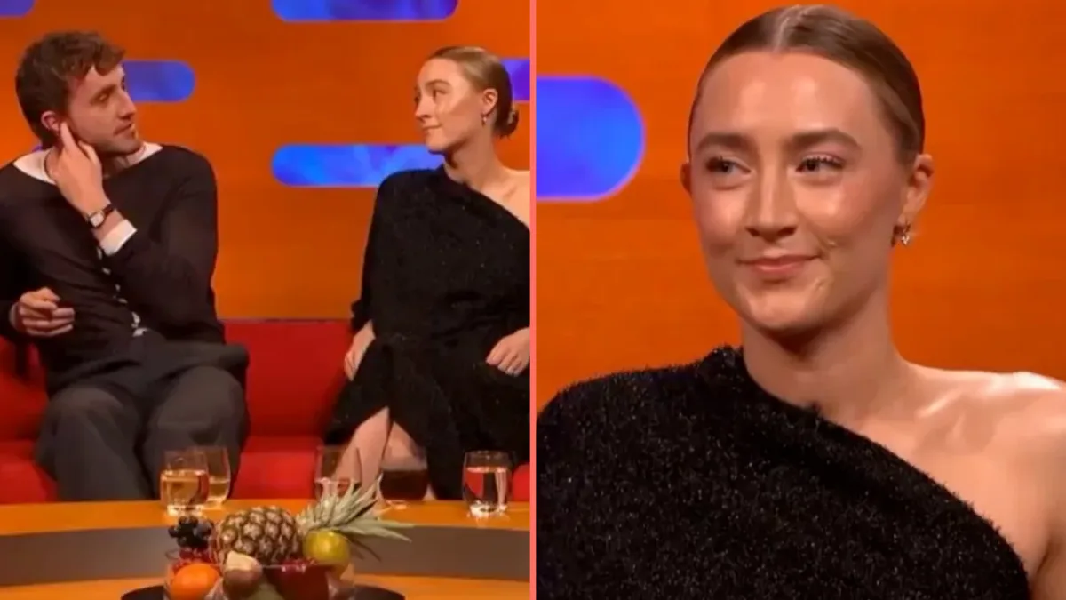 Saoirse Ronan praised for comment that silenced men on Graham Norton Show
