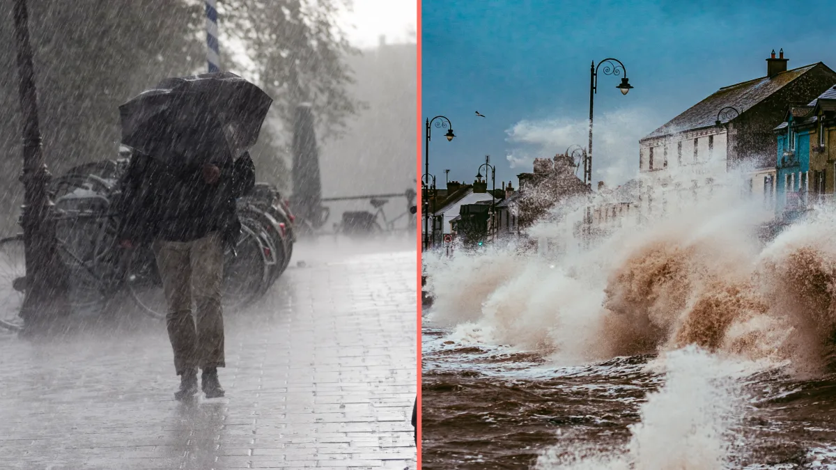 Weather warning issued for 18 counties as storm heads towards Ireland