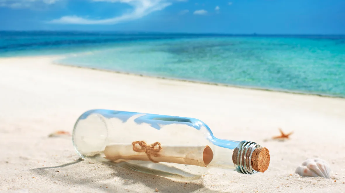 Couple find message in a bottle and instantly regret opening it up