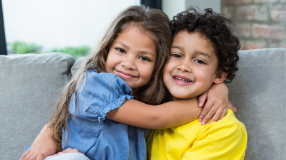 Mum explains why four-year age gap between children is ‘the best’