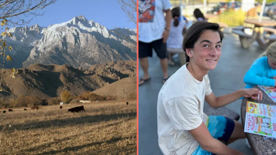 Haunting words 14-year-old said as he hallucinated and walked off 120-foot cliff in front of his dad